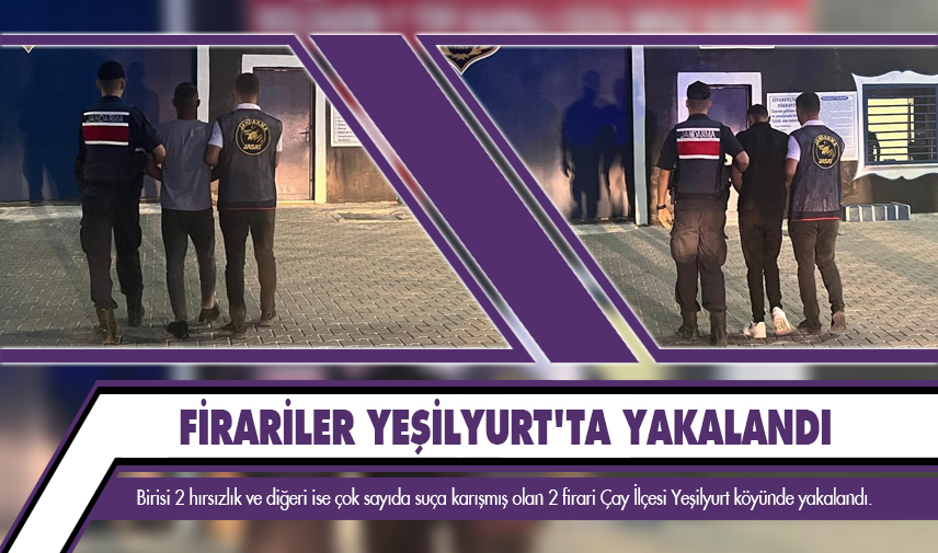 Firariler Yeşilyurt'ta yakalandı